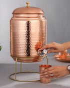 Copper Water Dispenser With Stand (20 Inch)