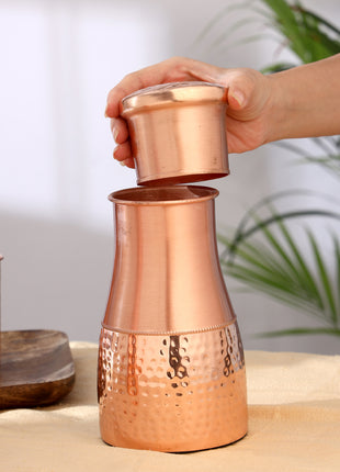 Copper Water Bottle (8 Inch)