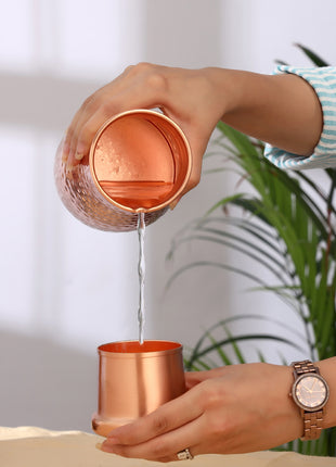 Copper Water Bottle (8 Inch)