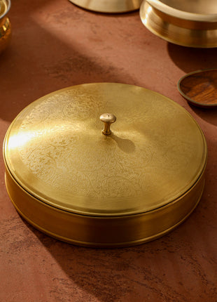 Brass Roti/Chapati box (3.5 Inch)