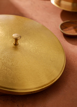 Brass Roti/Chapati box (3.5 Inch)