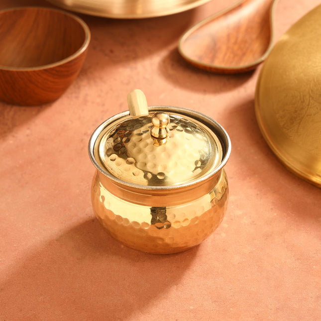 Brass Ghee Pot (3.5 Inch)