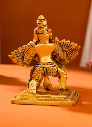 Brass Sitting Garuda Idol (5 Inch)