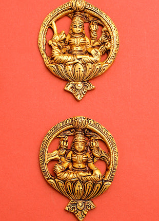 Brass Ashtalakshmi Hanging Plates Set