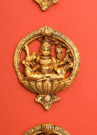 Brass Ashtalakshmi Hanging Plates Set