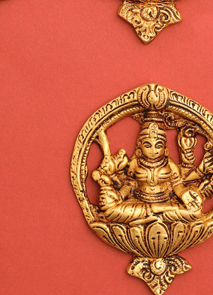 Brass Ashtalakshmi Hanging Plates Set