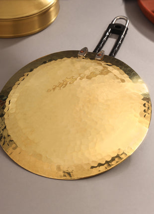 Brass Hammered Roti Tawa (16 Inch)