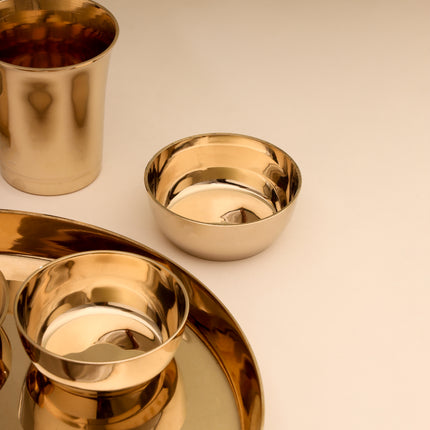 Kansa Thali/Dinner Set (1.9 Kg)