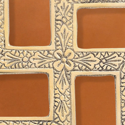 Brass Swastik Wall Hanging (4.5 Inch)