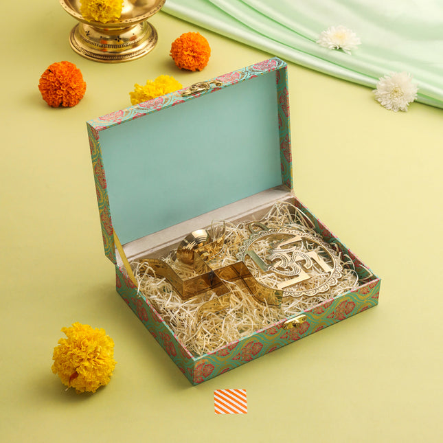Brass Swastik Gift Hamper