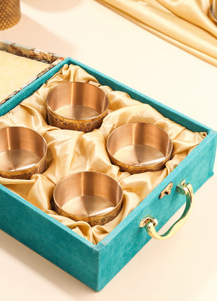 Brass Dry Fruit Bowl Box Hamper