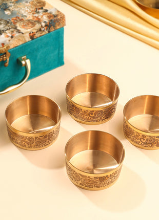 Brass Dry Fruit Bowl Box Hamper