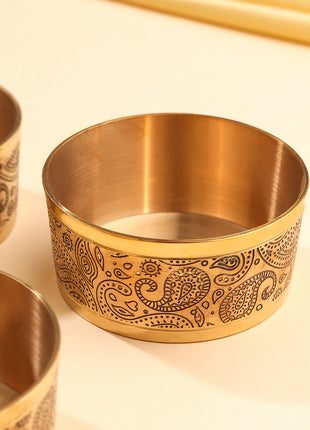 Brass Dry Fruit Bowl Box Hamper