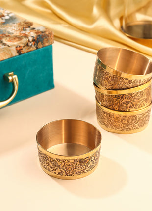 Brass Dry Fruit Bowl Box Hamper