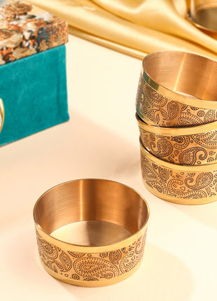 Brass Dry Fruit Bowl Box Hamper