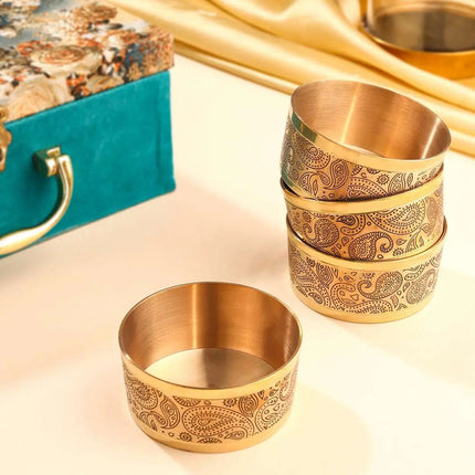 Brass Dry Fruit Bowl Box Hamper