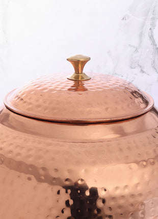 Copper Hammered Water Dispenser (16 Inch)