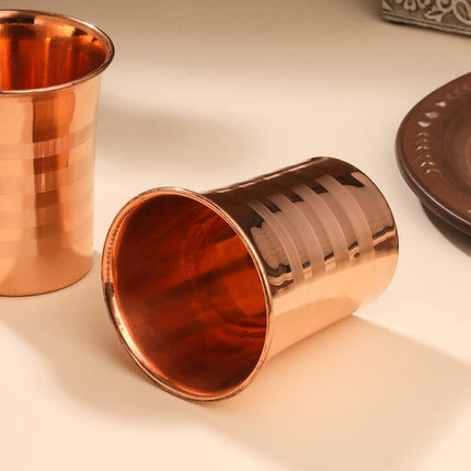 Copper Glass Pair (4 Inch)