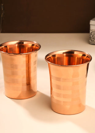 Copper Glass Pair (4 Inch)