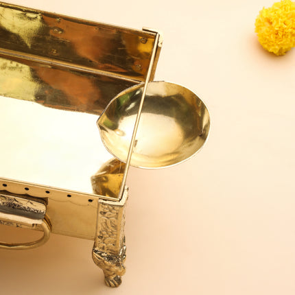 Brass Akhand Jyot Stand