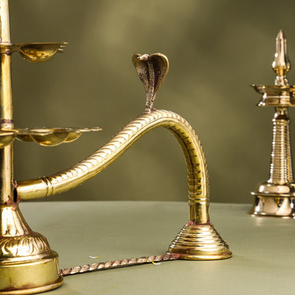 Brass Traditional Ganga Aarti (12.5 Inch)