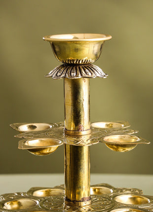 Brass Traditional Ganga Aarti (12.5 Inch)