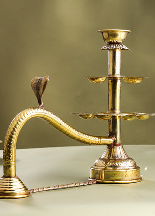 Brass Traditional Ganga Aarti (12.5 Inch)