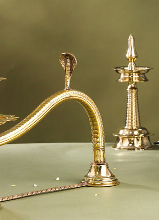Brass Traditional Ganga Aarti (16.5 Inch)