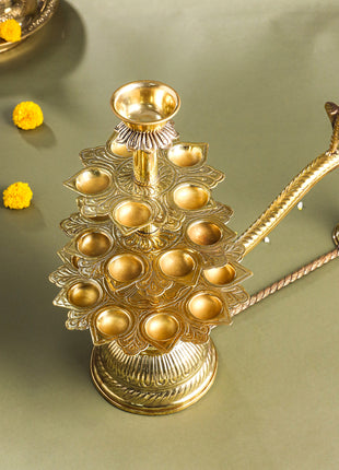 Brass Traditional Ganga Aarti (16.5 Inch)