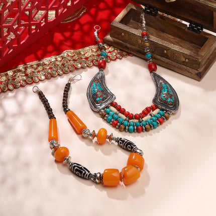 Resin Beaded Necklace