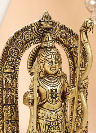 Brass Lord Ram Idol (9.5 Inch)