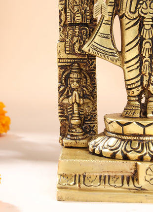 Brass Lord Ram Idol (9.5 Inch)