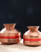 Copper Handa Chari Set Of Two