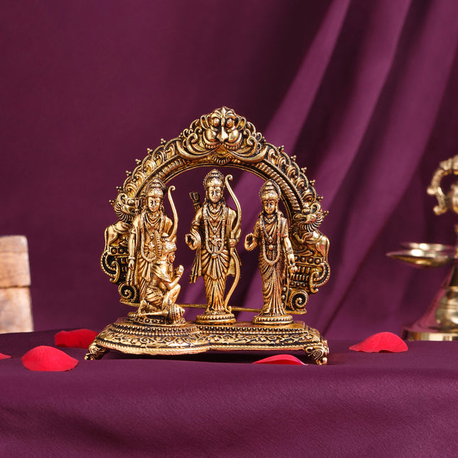 Brass Superfine Ram Darbar Statue (4 Inch)