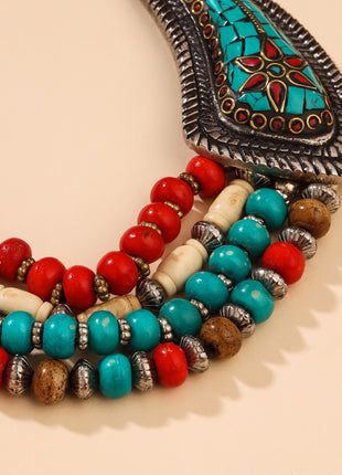 Resin Beaded Necklace