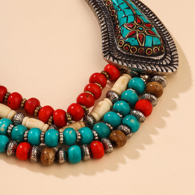 Resin Beaded Necklace