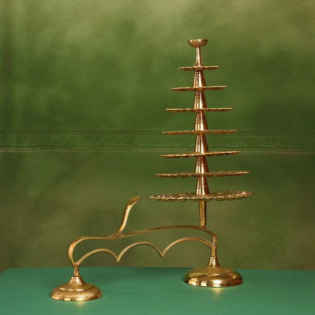 Brass Traditional Ganga Aarti (24 Inch)