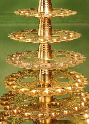 Brass Traditional Ganga Aarti (24 Inch)