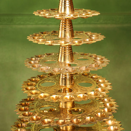 Brass Traditional Ganga Aarti (24 Inch)