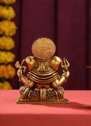 Brass Superfine Lord Ganesha Idol (3.5 Inch)