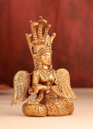 Brass Naag Kanya Statue (5.5 Inch)