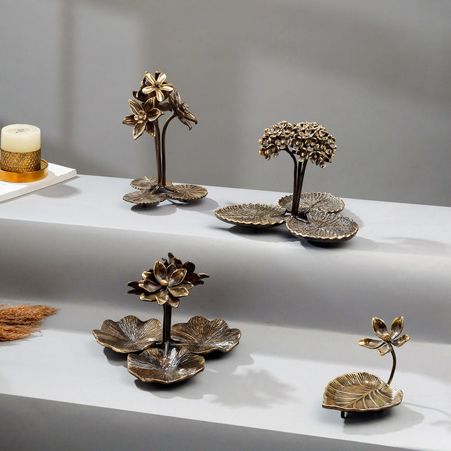 Brass Decorative Urli With Tree Showpiece