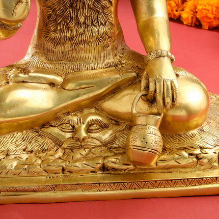 Brass Lord Shiva Statue (15 Inch)