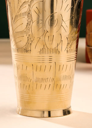 Brass Lassi Glass (8 Inch)