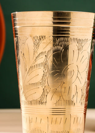 Brass Lassi Glass