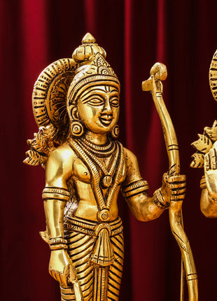 Brass Ram Darbar Idols Set