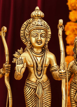 Brass Ram Darbar Idols Set