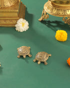 Brass Tortoise Vastu/Feng Shui Pair (0.5 Inch)