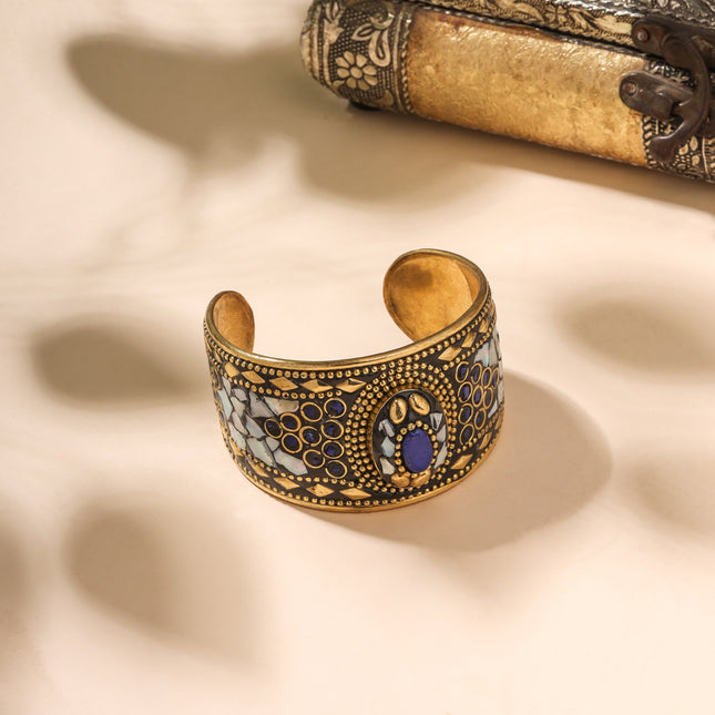 Brass Stone Bracelet