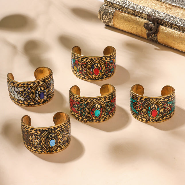 Brass Stone Bracelet